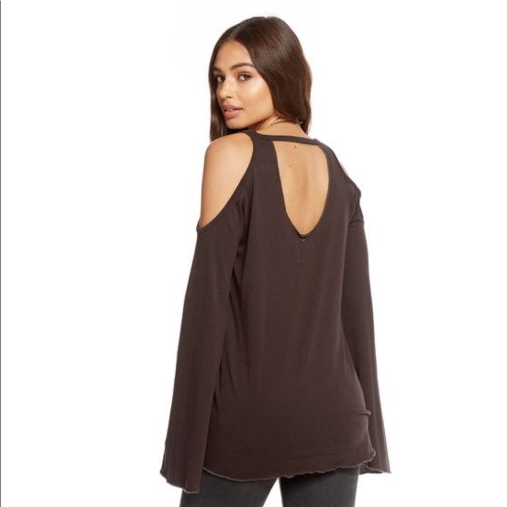 Chaser Cold Shoulder top - Picture 2 of 8